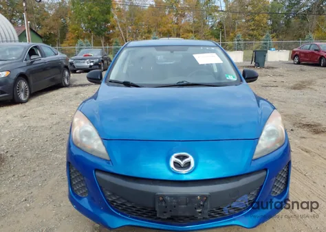 2012 Mazda Mazda3 I Touring z USA, uszkodzony, nr VIN JM1BL1L85C1694299